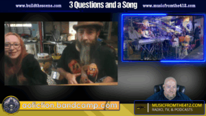 127 – 3 Questions and a Song with Age of Fiction featuring “Original Geeks”